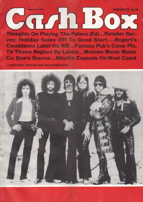 J. Geils Band - Cash Box - December 8, 1973 [USA] - Magazine