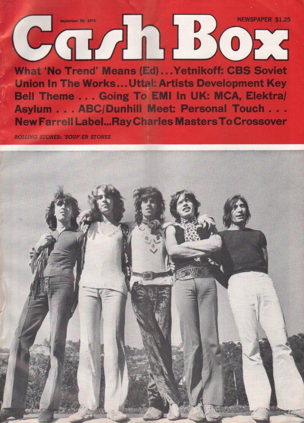 The Rolling Stones - Cash Box - September 29, 1973 [USA] - Magazine