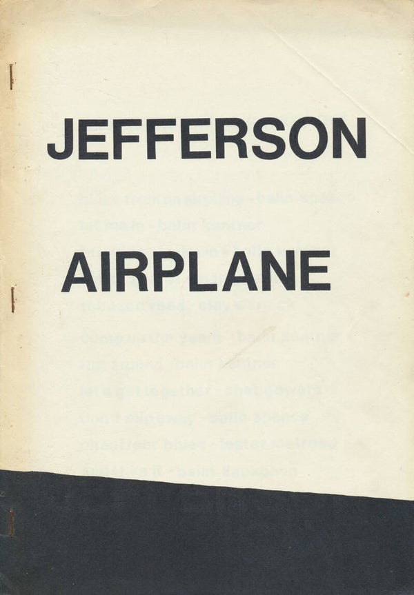 Jefferson Airplane - Jefferson Airplane [Holland] - Songbook