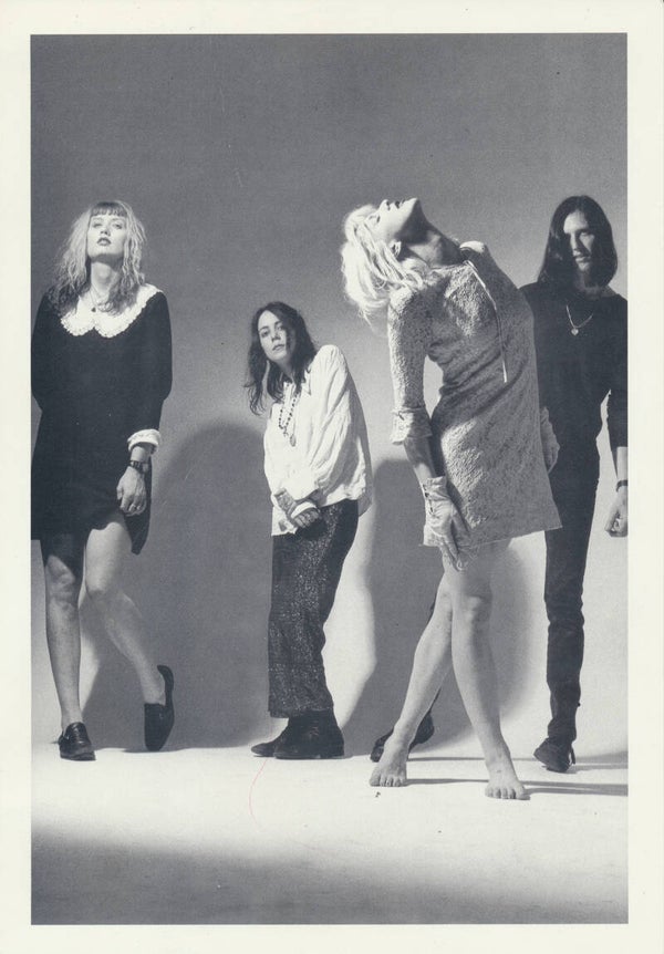 Hole - Courtney Love (Nirvana - Kurt Cobain) - 1989 [Germany] - Publicity Postcard