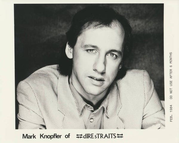 Mark Knopfler - Dire Straits - February 1984 [UK] - Publicity Press Photo