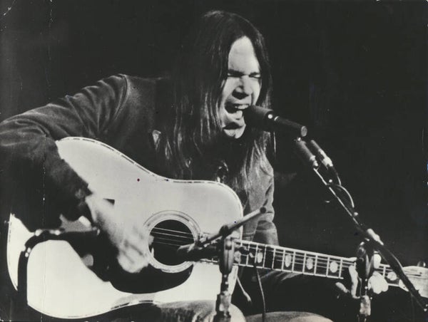 Neil Young - 1970s [Holland] - Publicity Press Photocard