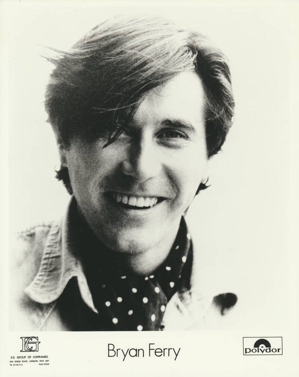 Roxy Music - Bryan Ferry - 1970s [UK] - Publicity Press Photo