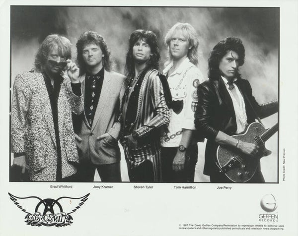 Aerosmith - 1987 [USA] - Publicity Press Photo
