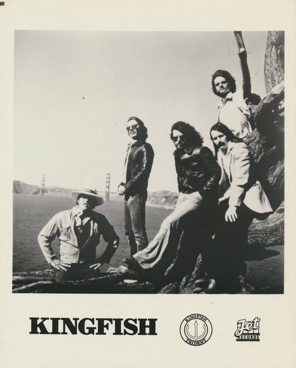 Kingfish - Grateful Dead - Jerry Garcia - 1970s [UK] - Publicity Press Photo