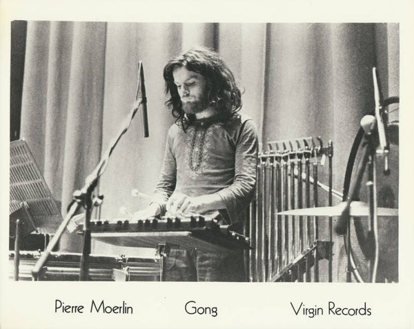 Pierre Moerlin - Gong - 1970s [UK] - Publicity Press Photo