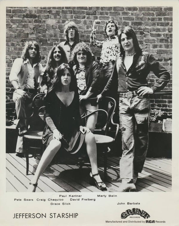 Jefferson Starship - Jefferson Airplane - 1970s [USA] - Publicity Press Photo