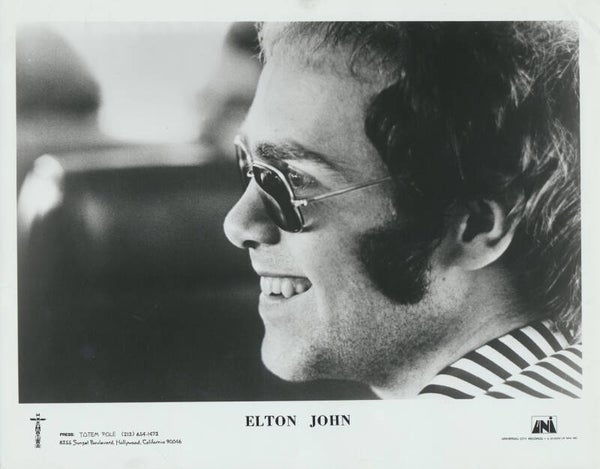 Elton John - 1970s [USA] - Publicity Press Photo
