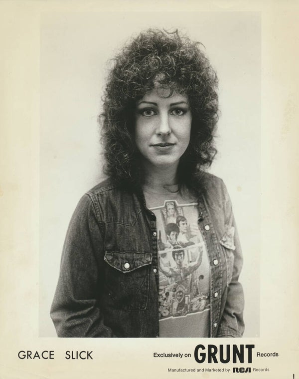 Grace Slick - Jefferson Airplane - 1970s [Holland] - Publicity Press Photo
