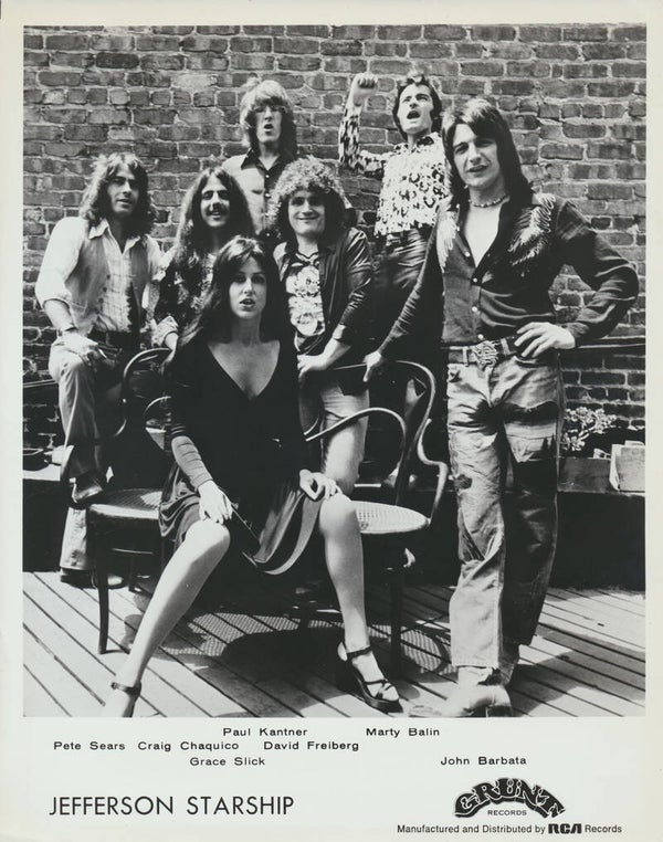 Jefferson Starship - Jefferson Airplane - 1970s [Holland] - Publicity Press Photo