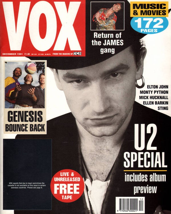 Vox - Issue 15 - December 1991 [UK] - Magazine