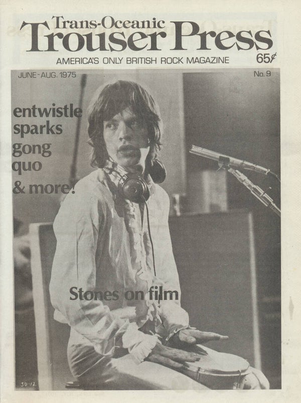Trans-Oceanic Trouser Press - Issue 9 - June 1975 [USA] - Magazine