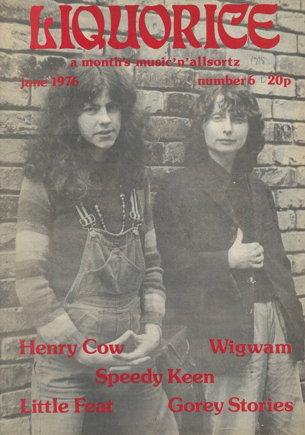 Liquorice - Issue 6 - June 1976 [UK] - Magazine