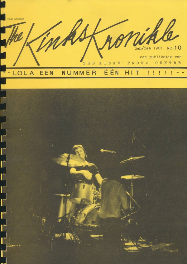 The Kinks - The Kinks Kronikle - Issue 10 - January 1981 [Holland] - Magazine