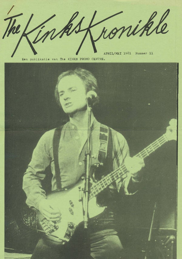 The Kinks - The Kinks Kronikle - Issue 11 - May 1981 [Holland] - Magazine