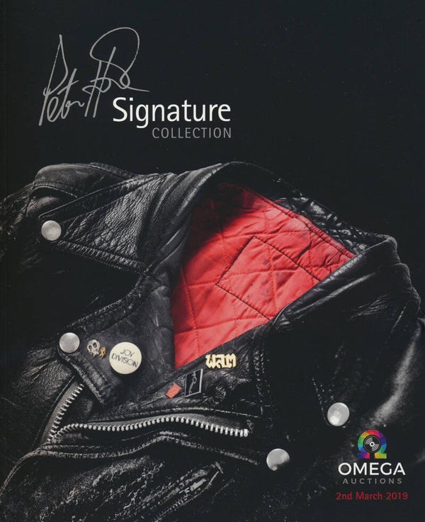 Peter Hook Signature Collection - 2019 [UK] - Auction Catalogue