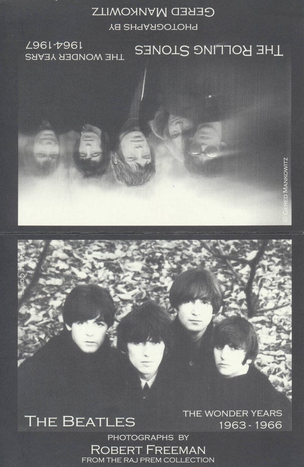 The Beatles - Rolling Stones - SFAE [USA] - Exhibition Invite