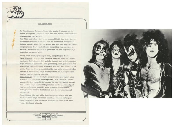 Kiss - Bio - Destroyer - May 1976 [Holland] - Press Kit