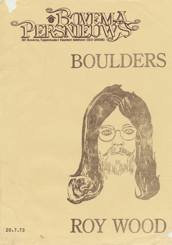 ELO - Electric Light Orchestra - Roy Wood - July 20, 1973 [Holland] - Press Release