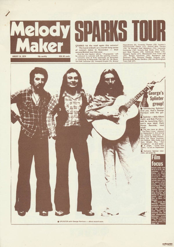 Sparks - 1974 [UK] - Press Kit