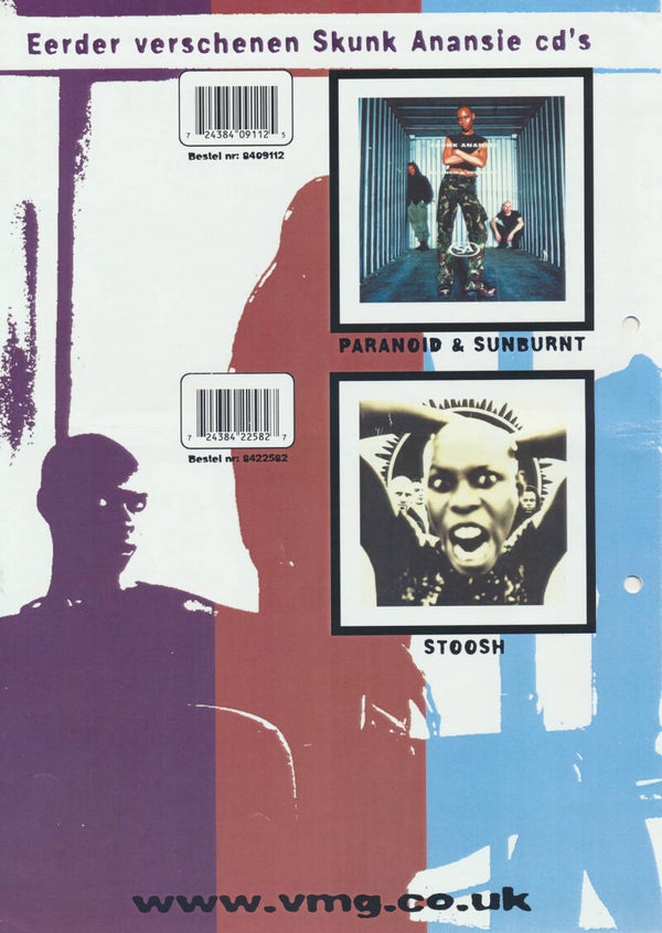 Skunk Anansie - Post Orgasmic Chill - 1999 [Holland] Sales Brochure