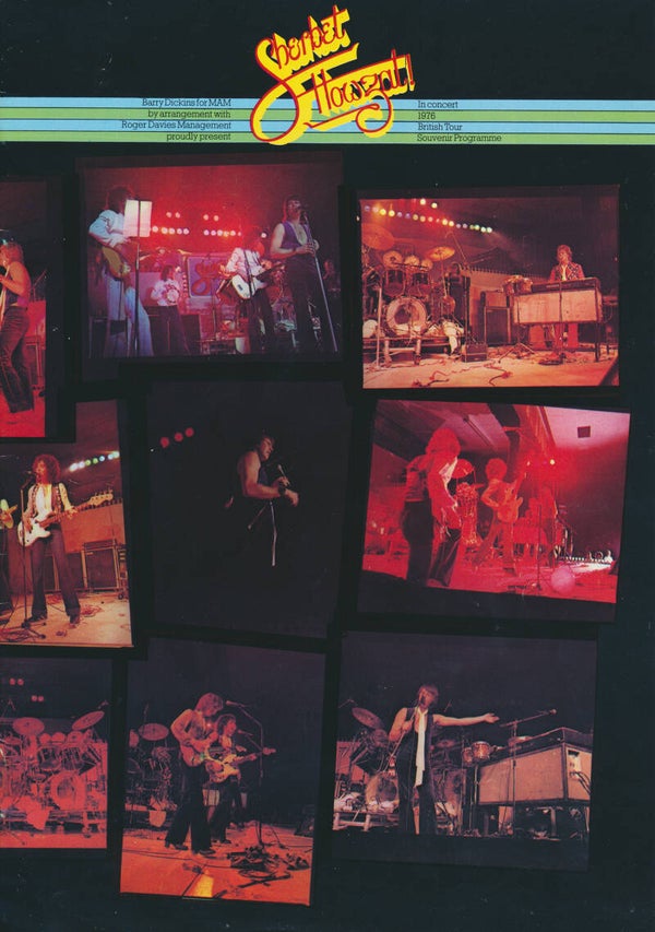 Sherbet - British Tour - 1976 [UK] - Souvenir Programme