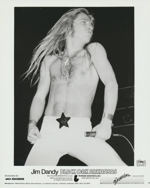 Jim Dandy - Black Oak Arkansas - 1970s [USA] - Publicity Press Photo