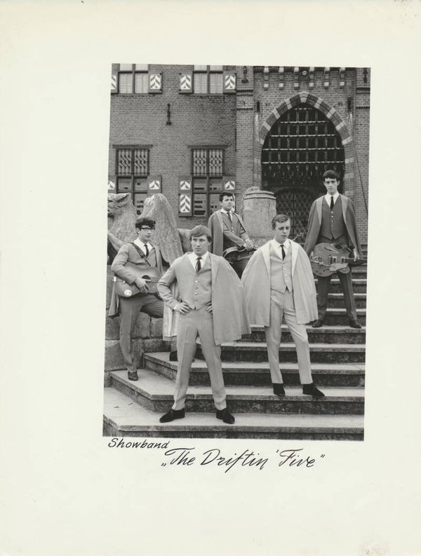 The Driftin' 5 - Driftin' Five - Dutch Beat / Nederbiet - 1960s [Holland] - Publicity Press Photo