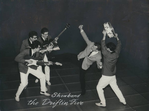 The Driftin' 5 - Driftin' Five - Dutch Beat / Nederbiet - 1960s [Holland] - Publicity Press Photo