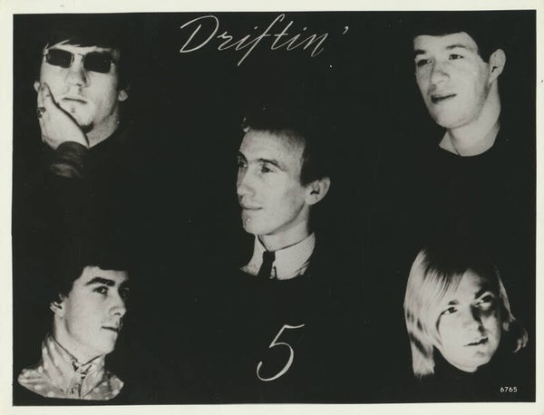 The Driftin' 5 - Driftin' Five - Dutch Beat / Nederbiet - 1960s [Holland] - Publicity Press Photo