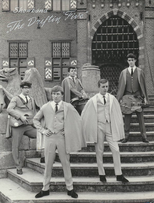 The Driftin' 5 - Driftin' Five - Dutch Beat / Nederbiet - 1960s [Holland] - Publicity Press Photo