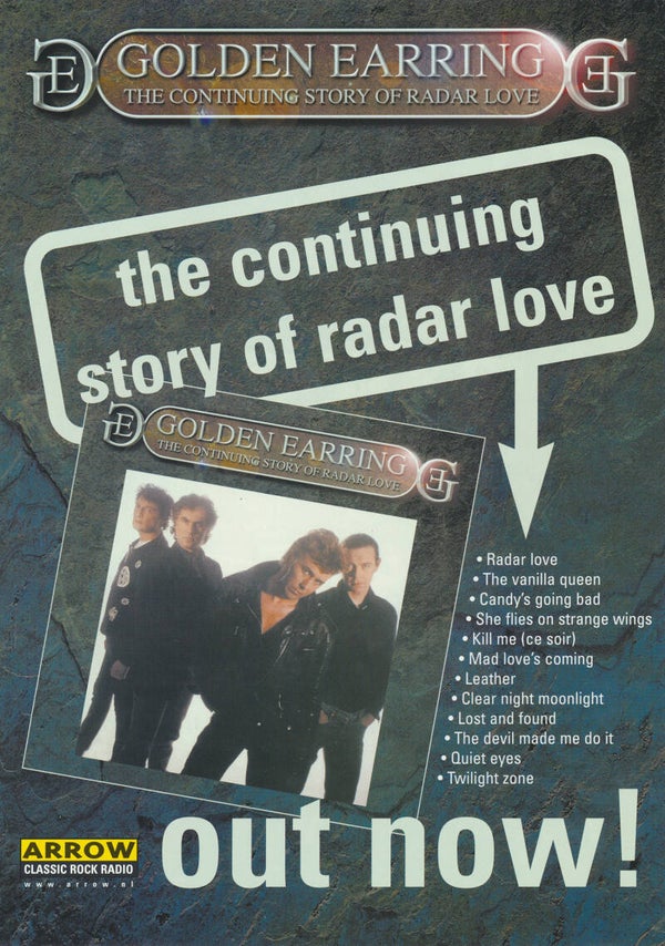 Golden Earring - The Continuing Story Of Radar Love - 2001 [Holland] - Sales Sheet