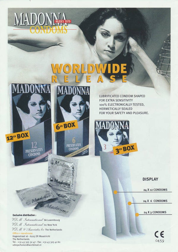 Madonna - Nudes 1979 - Condoms - 2002 [Holland] - Sales Sheet