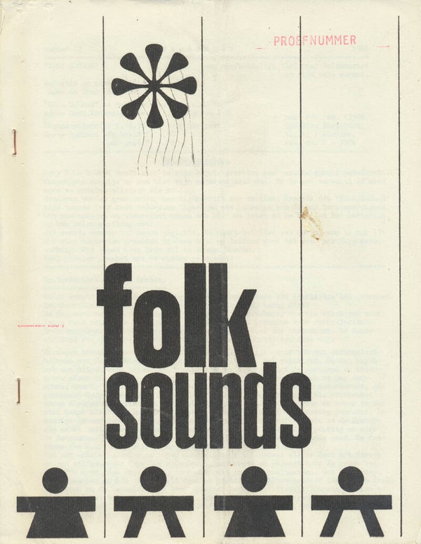 Bob Dylan et al. - Folk Sounds - September 1966 [Holland] - Magazine