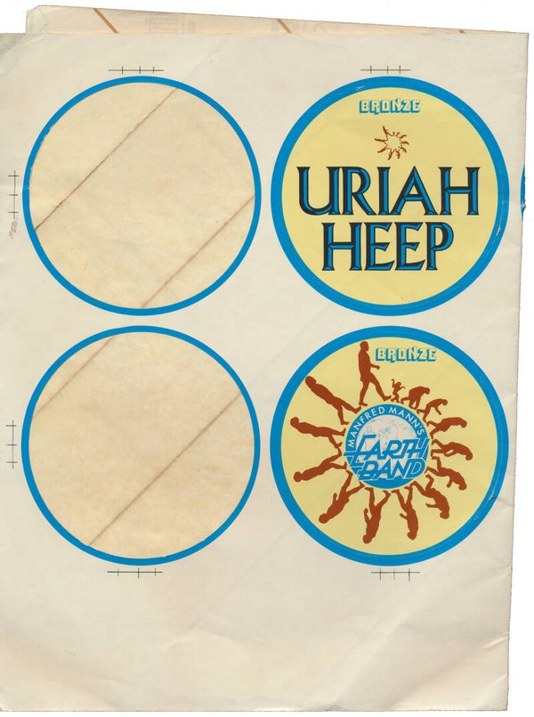 Bronze - 1970s [UK] - Sticker Sheets