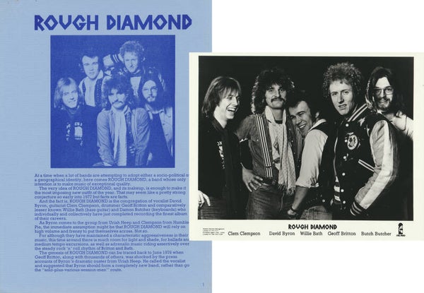 Rough Diamond - January 1977 [UK] - Press Kit