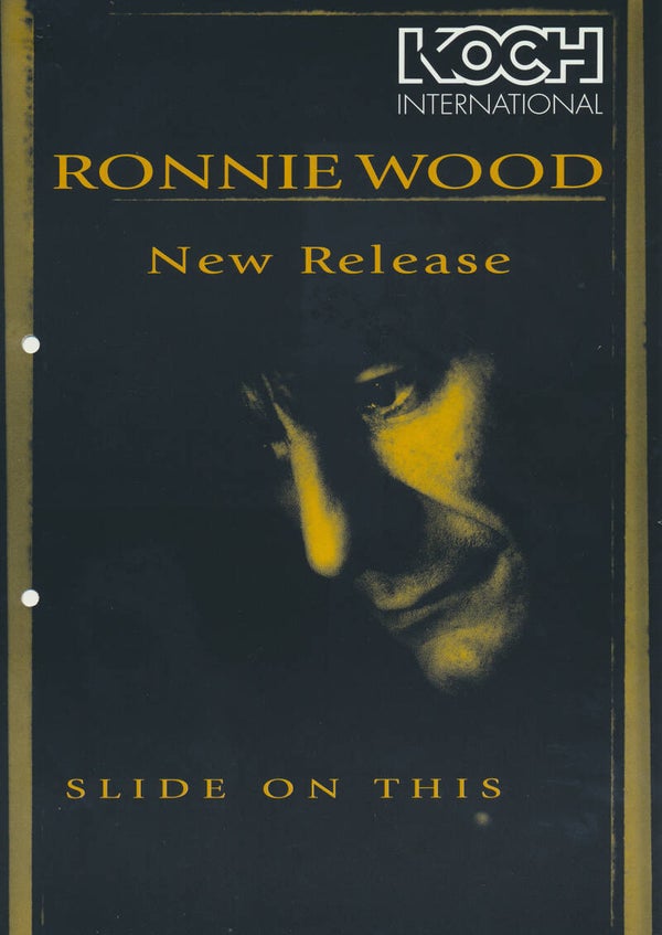 Ron Wood - Slide On This - 1998 [Germany] - Sales Sheet