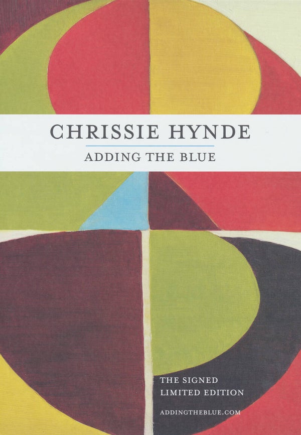 Chrissie Hynde - Adding The Blue - 2018 [UK] - Sales Brochure