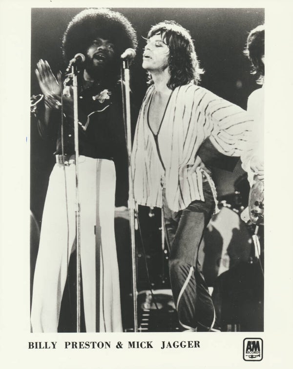Billie Preston with The Rolling Stones - European Tour Fall '73 [USA] - Press Kit