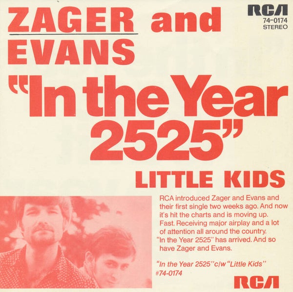 Zager and Evans - In The Year 2525 - 1969 [UK] - Press Release