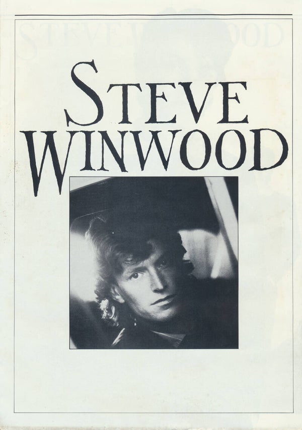 Steve Winwood - 1980 [Germany] - Press Booklet