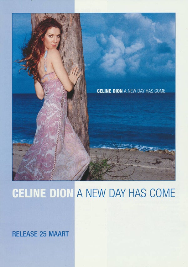 Celine Dion - A New Day Has Come - 2002 [Holland] - Sales Sheet