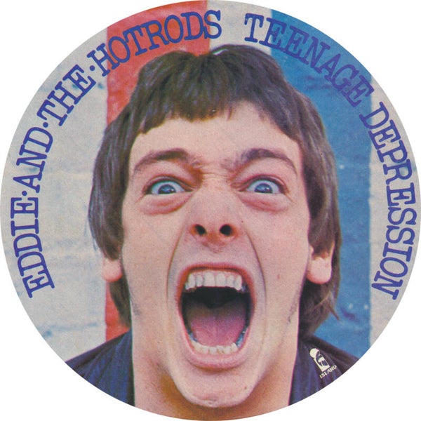 Eddie and the Hotrods - Teenage Depression - 1976 [UK] - Promo Sticker