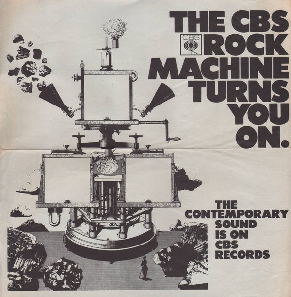 The CBS Rock Machine Turns You On - 1968 [UK] - Window Poster