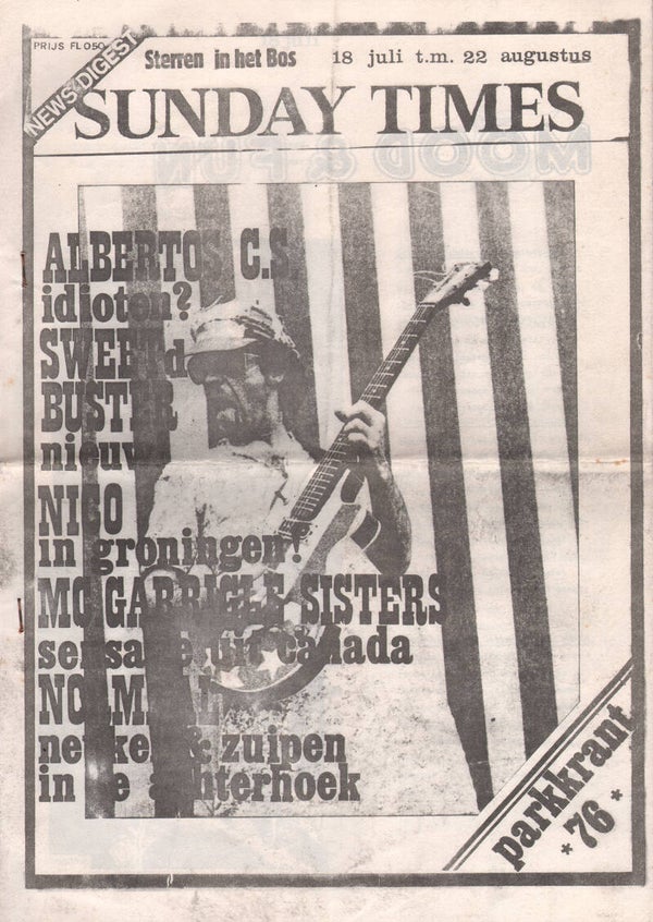 Sterren In Het Bos - Parkkrant '76 [Holland] - Programme