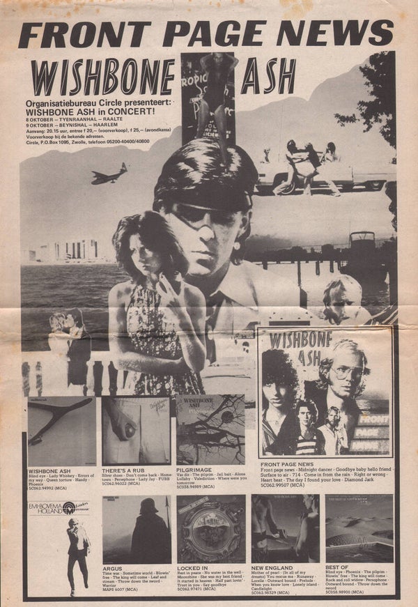 Wishbone Ash - In Concert - 1977 [Holland] - Poster