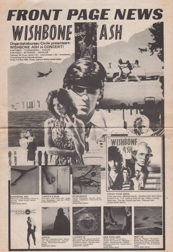 Wishbone Ash - In Concert - 1977 [Holland] - Poster