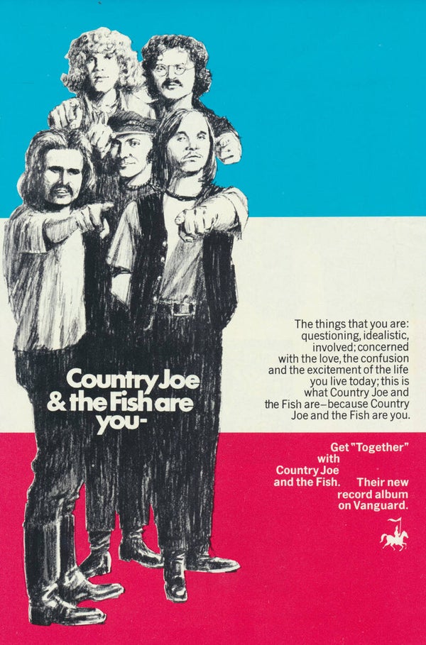 Country Joe & The Fish - Together - 1968 [USA] - Handbill