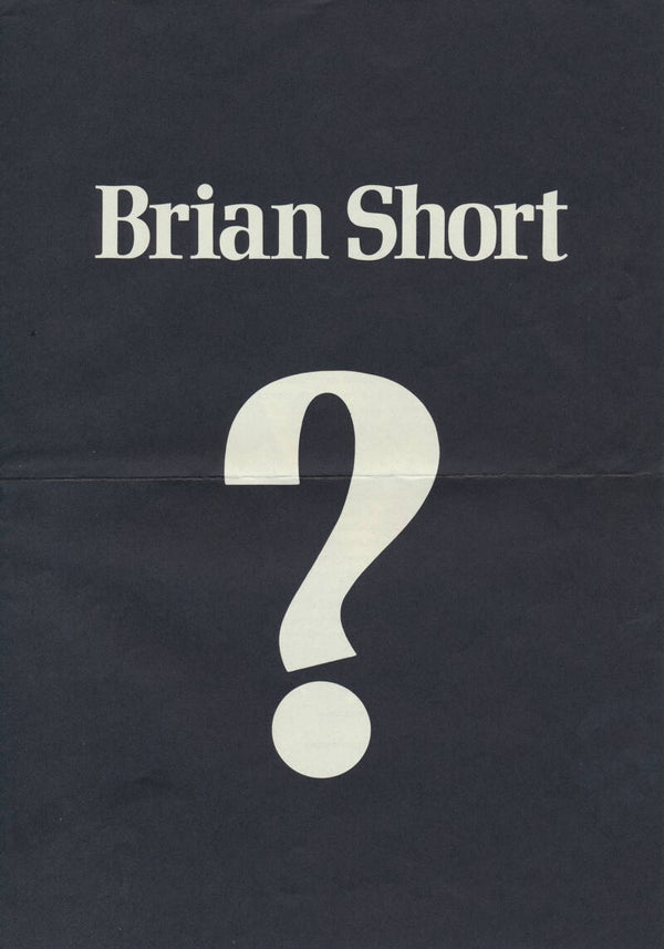 Brian Short - Anything For A Laugh - Transatlantic - 1971 [UK] - Press Booklet