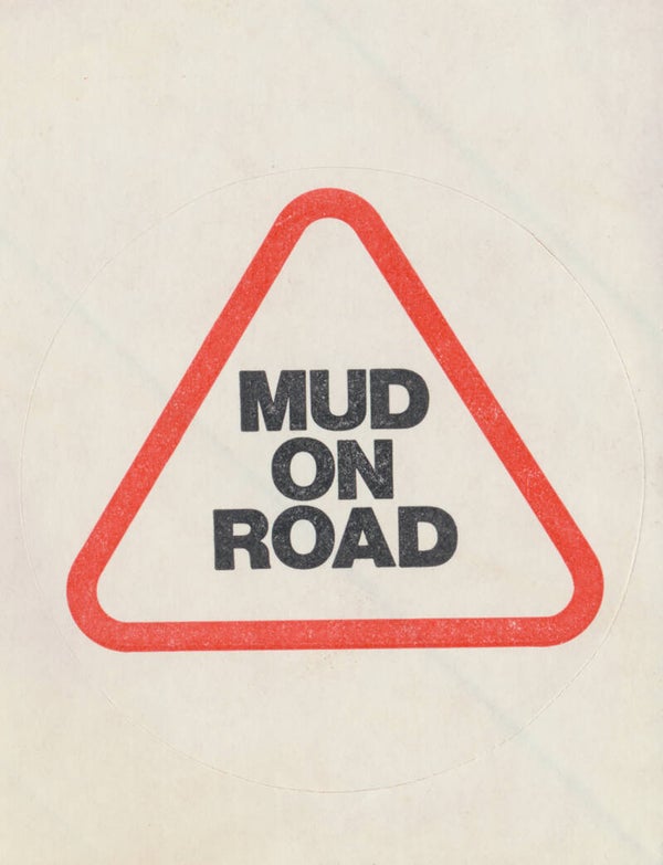 Mud - On Road - 1970s [UK] - Promotional Sticker